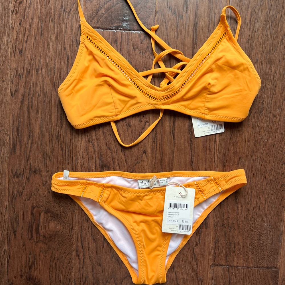 Rhythm yellow 2 piece women’s bikini